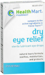 Health Mart Dry Eye Relief Sterile Lubricant Eye Drops