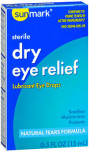 Sunmark Dry Eye Relief, Lubricant Drops - 0.5 fl oz