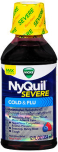 Vicks NyQuil Severe Cold & Flu Liquid Berry Flavor - 12 oz