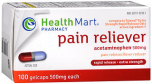 Health Mart Pain Reliever 500 mg Gelcaps