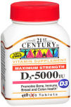 21st Century D3-5000 IU Tablets Maximum Strength Tablets - 110 ct