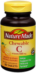 Nature Made Vitamin C 500 mg Chewable Tablets Orange Flavor - 60 ct