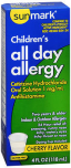 Sunmark Children's All Day Allergy Oral Solution Cherry - 4 oz