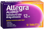 Allegra Allergy 60 mg Tablets 12 Hour - 12 Ct.