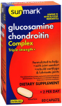 Sunmark Glucosamine Chondroitin Complex, Caplets, Triple Strength - 80 caplets