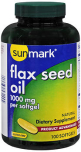 Sunmark Flaxseed Oil 1000 mg Softgels Natural