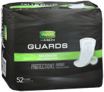 Depend For Men Guards Maximum Absorbency - 2 pks of 52