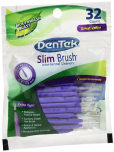 DenTek Slim Brush Cleaners Ultra Thin Tapered - 32 ct