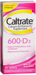 Caltrate 600 Plus D Calcium Supplement - 60 Tablets