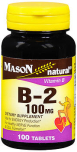 Mason Natural B-2 100 mg Tablets - 100 ct