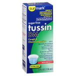 Sunmark Tussin DM Sugar Free Liquid Clear - 4 oz