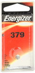 Energizer Zero Mercury Watch/Electronic Silver Oxide Battery Size 379 - 1 Each