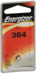 Energizer Zero Mercury Watch/Electronic Silver Oxide Battery Size 364 - 1 ea