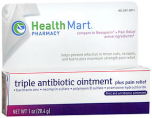 Health Mart Triple Antibiotic Ointment plus Pain Relief