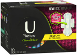 U By Kotex Clean Wear Ultra Thin Pads Regular