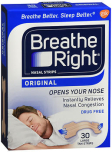 Breathe Right Nasal Strips Original Tan Small/Medium