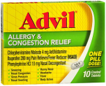 Advil Allergy & Congestion Relief Coated Tablets