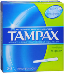 Tampax Tampons Super Absorbency 20 EA
