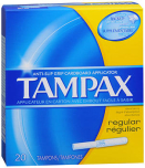 Tampax Tampons Cardboard Applicator Regular