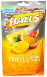 Halls Sugar Free Menthol Cough Suppressant/Oral Anesthetic Drops Citrus Blend