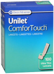 Owen Mumford Unilet Comfortouch Ultra Thin Lancets 28 Gauge