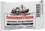 Fisherman's Friend Original Extra Strong Menthol Cough Suppressant Lozenges 20 EA