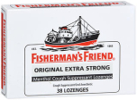 Fisherman's Friend Original Extra Strong Menthol Cough Suppressant Lozenges 38 EA