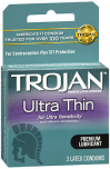 Trojan Ultra Thin Premium Lubricated Latex Condoms