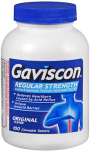 Gaviscon Antacid Chewable Tablets Regular Strength Original Flavor