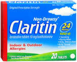 CLARITIN 24 Hour Allergy Tablets 20 TB