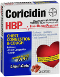 Coricidin Hbp Chest Congestion & Cough Liqui-Gels