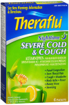 Theraflu Nighttime Severe Cold & Cough Packets Honey Lemon Infused with Chamomile & White Tea Flavors