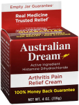 Australian Dream Arthritis Pain Relief Cream 4 OZ