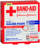 BAND-AID Gauze Pads Small 10 EA