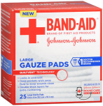 BAND-AID Gauze Pads Large 25 EA