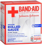 BAND-AID Rolled Gauze Medium 10.5 YD