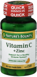 Nature's Bounty Vitamin C plus Zinc Quick Dissolve Tablets