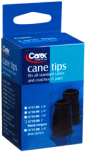 Carex Cane Tips 1 Inch Black A720-00