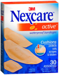 Nexcare Active Waterproof Bandages Assorted