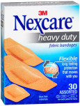 Nexcare Heavy Duty Flexible Fabric Bandages Assorted