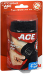 Ace Elastic Bandage with Ace Clip Black 4 inch