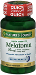 Nature's Bounty Melatonin 10 mg Quick Dissolve Tablets