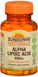 Sundown Naturals Alpha Lipoic Acid 600 mg Capsules