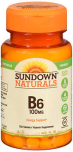 Sundown Naturals B6 100 mg Tablets