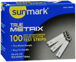 Sunmark True Metrix Self Monitoring Blood Glucose Test Strips 100 EA