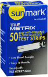 Sunmark True Metrix Self Monitoring Blood Glucose Test Strips 50 EA