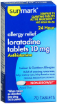 Sunmark Loratidine 10 mg 24 Hour Tablets 70 TB