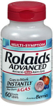 Rolaids Advanced Antacid plus Anti-Gas Chewable Tablets Assorted Berries