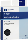 T.E.D. Anti-Embolism Stockings Knee Length Beige Large