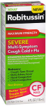 Robitussin Severe Multi-Symptom Cough Cold + Flu Liquid